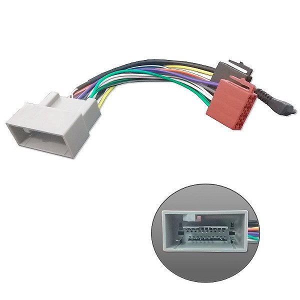 Chicote Honda 2008 A 2017 com ISO + Volante