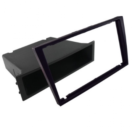 Moldura 1 Din Chevrolet Corsa Meriva Montana Preta