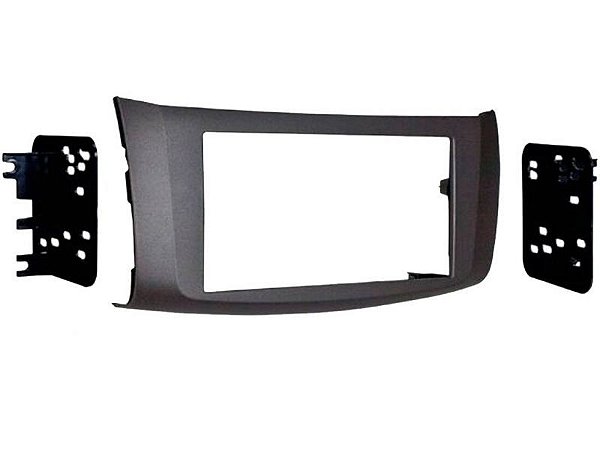 Moldura 2 Din / 1 Din Nissan Sentra 2014 A 2016 Grafite