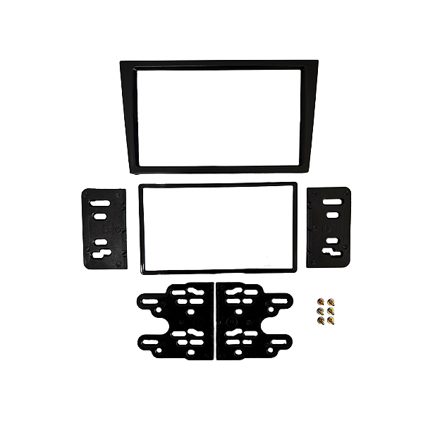 Moldura 2 Din Chevrolet Corsa, Montana, Meriva Preta