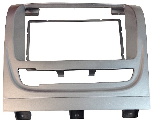 Moldura 2 Din Fiat Idea 2013 Acima Prata