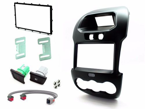 Moldura 2 Din Ford Ranger 2013 A 2016 + Teclas