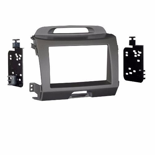 Moldura 2 Din Kia Sportage 2010 A 2016 Cinza