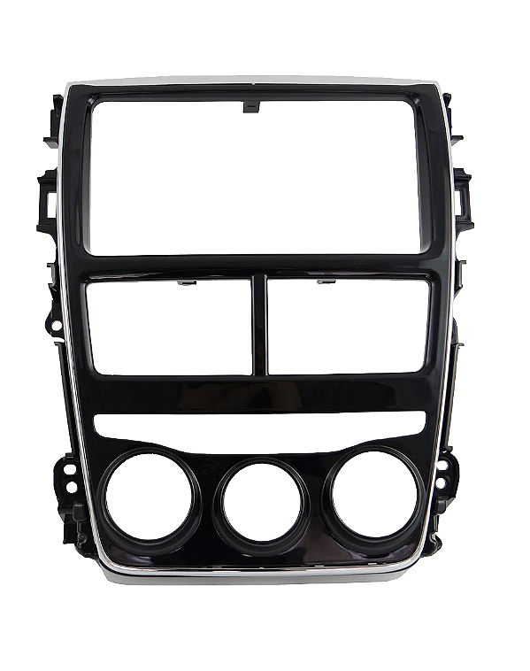 Moldura 2 Din Toyota Yaris Ar Condicionado Analógico