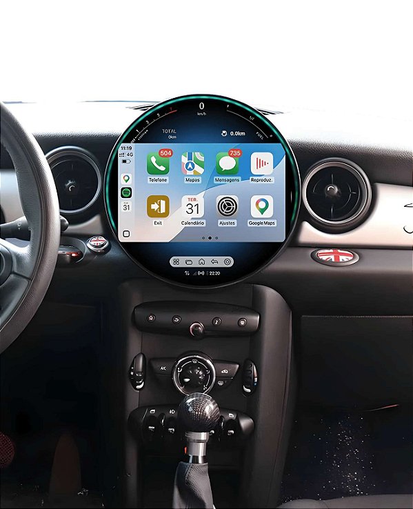 Multimídia MINI COOPER / COUNTRYMAN Tela 11" 2014 Abaixo