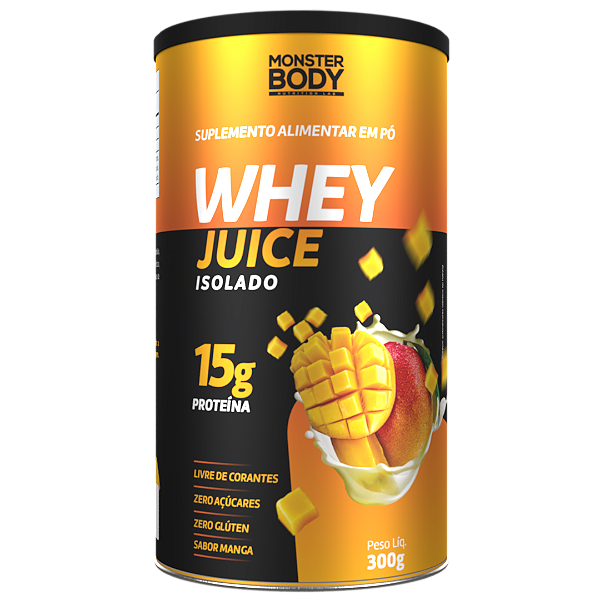 Whey Juice Concentrado Lata 300g - Sabor Manga