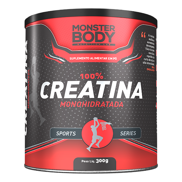 Creatina Monohidratada Pó Lata 300g