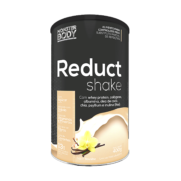 Reduct Shake Baunilha - Lata 400g - Alimento para controle de peso
