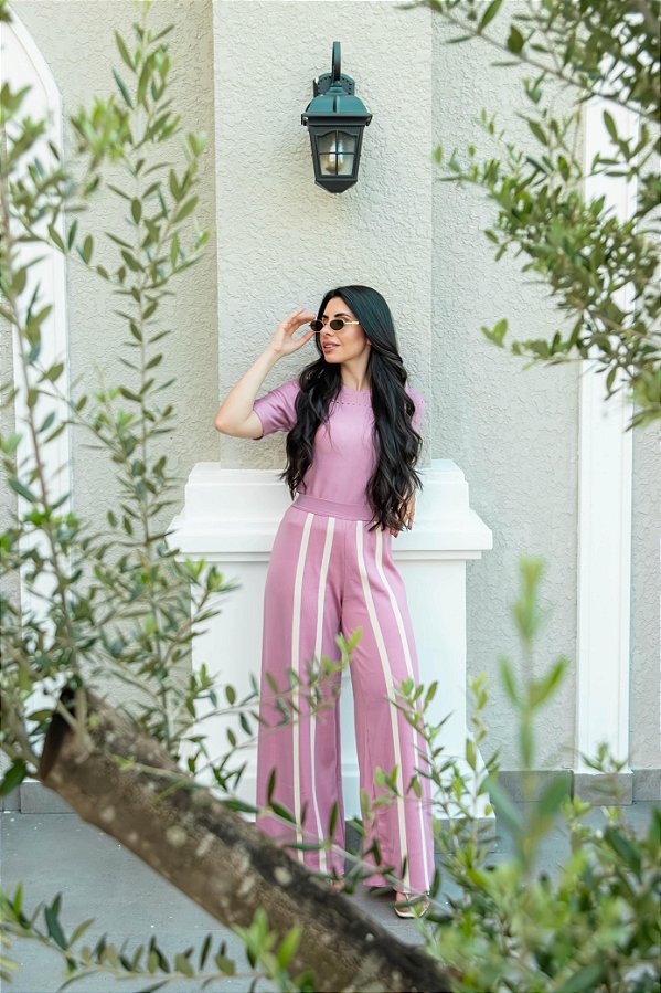 Conjunto blusa e calça - Prime Tricot