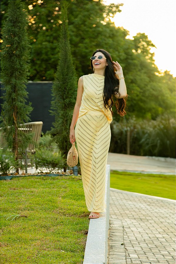 Conjunto blusa e saia - Prime Tricot