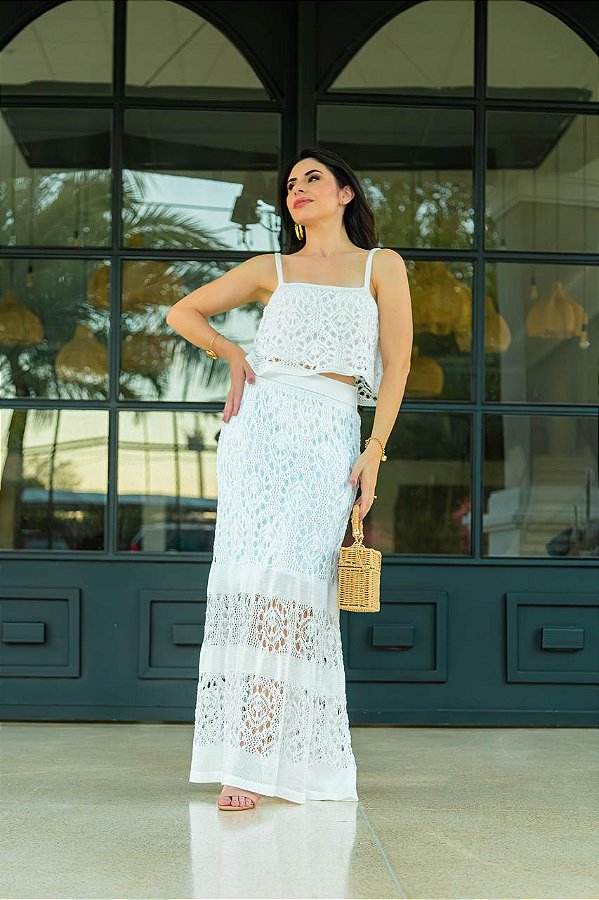 Conjunto blusa e saia - Prime Tricot