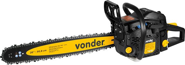 Motosserra a gasolina, 54,5 cm³ (cc), MGC 545 VONDER PLUS