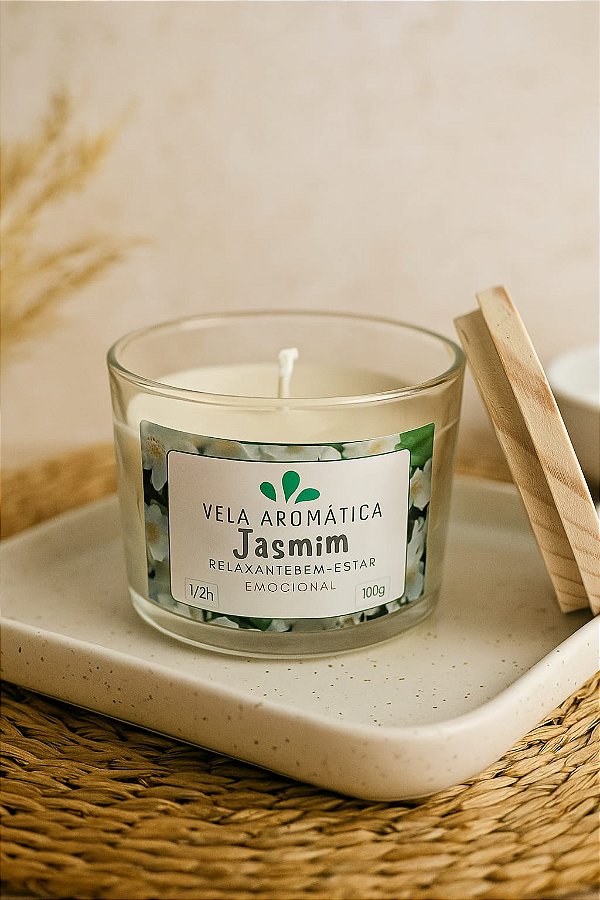 Vela Aromática Jasmim - 100g