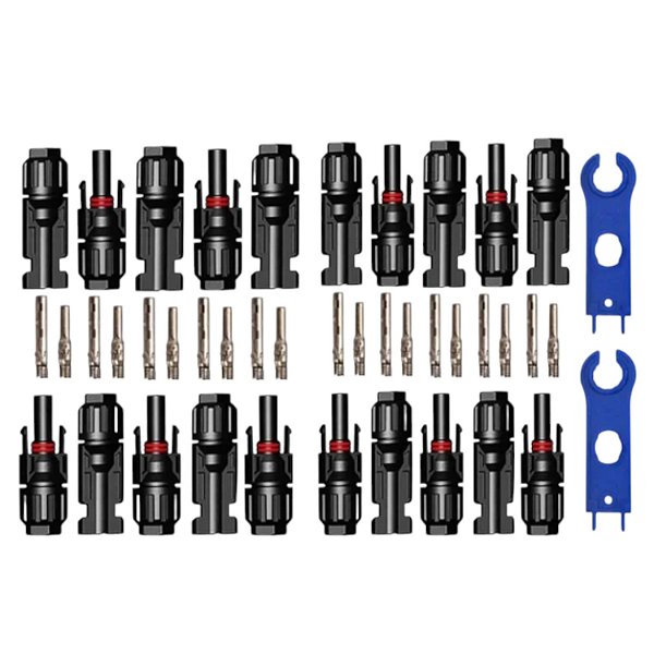 10 PARES CONECTORES ENGATES PLUG PAINEL SOLAR PV/MC IP67 MC4