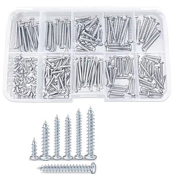 KIT225 PARAFUSOS PHILIPS AUTOBROCANTES INOX M2 / M3 MADEIRA