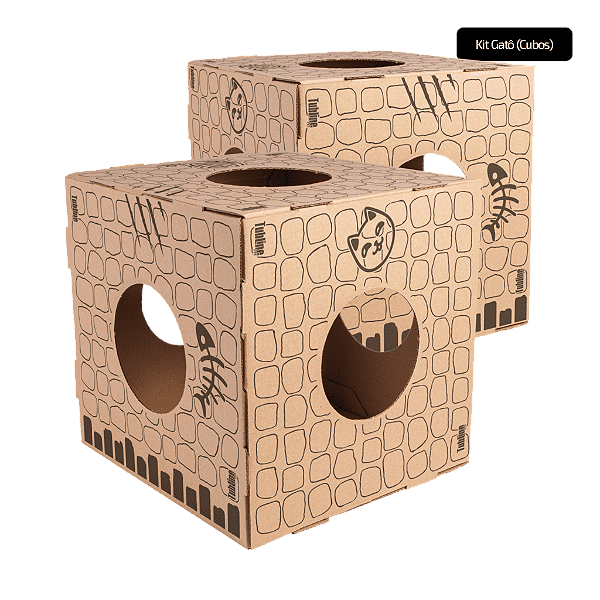 Kit Gatô - Dois Cubos