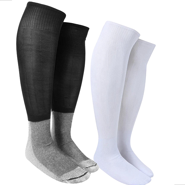 Kit 2 Pares Meião Infantil Topper Dominator 31 A 34 Preto E Branco