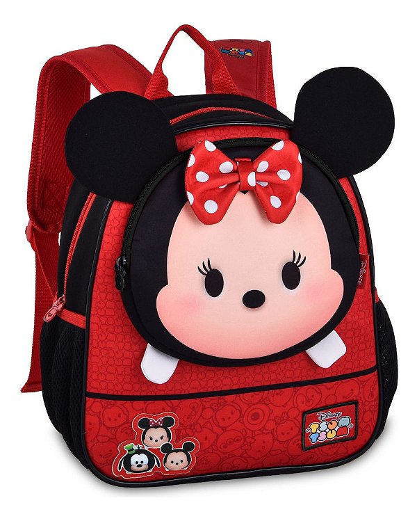 Mochila De Costas Infantil Pequena Minnie Tsum Tsum