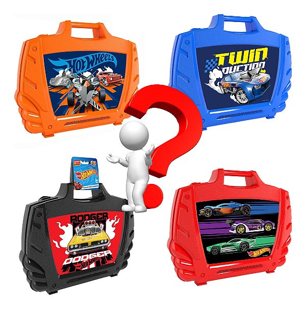 Maleta Porta Carrinhos Sortida Hot Wheels - Fun