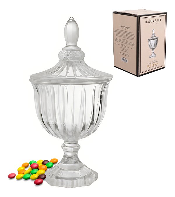 Bomboniere De Vidro Baleiro Porta Doce Bombons Hauskraft