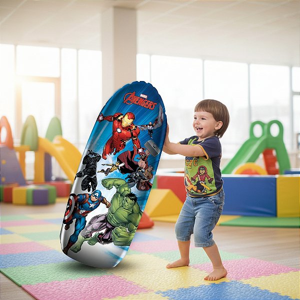 Vingadores Teimoso João Bobo Hulk Homem Ferro Boneco Gigante