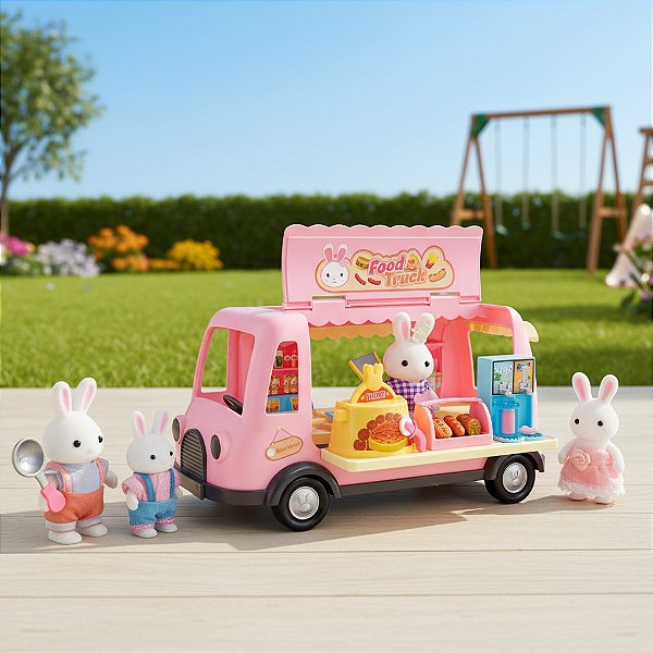 Casinha Feliz Food Truck Coleção Coelhinhos Playset Zoop Toys