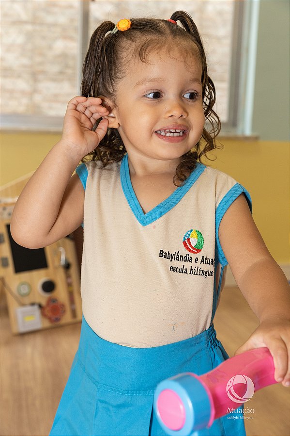 SHORT SAIA BABY - AZUL