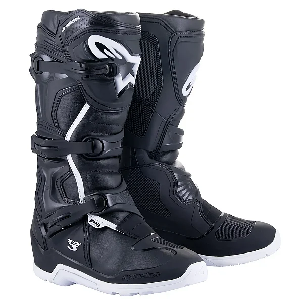 BOTA ALPINESTARS TECH 3 ENDURO WP- Preto Branco