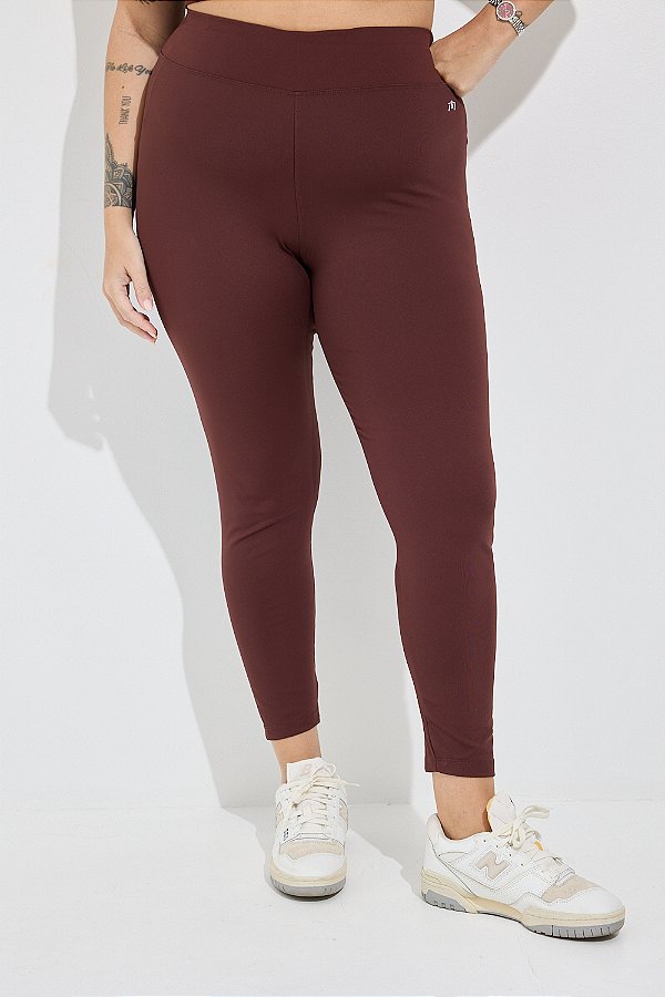 Legging Fitness Plus Size Mocha