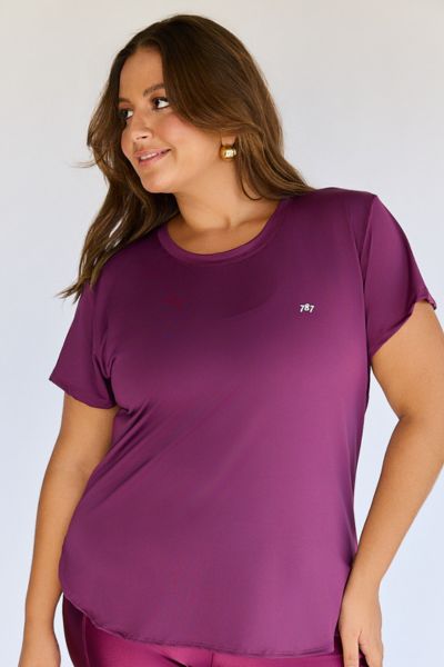 Camiseta Fitness Plus Size Tech Cherry