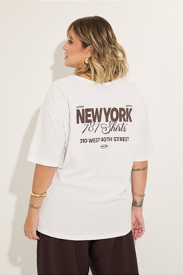 Camiseta New York Off White
