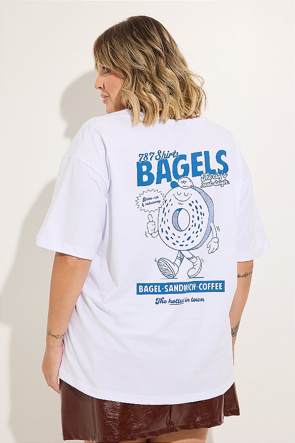 Camiseta Bagel Branca