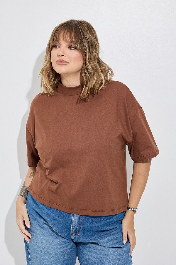 Camiseta Jessica Mocha