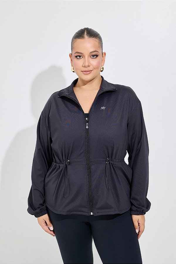 Jaqueta Parka Alta Performance Preta