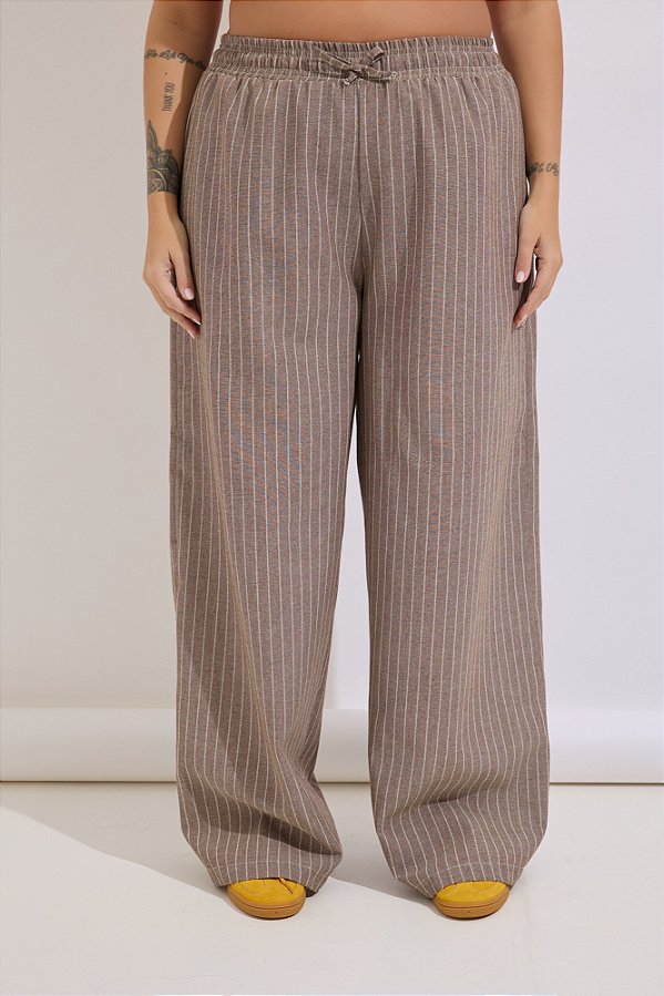Pantalona Martina Listrada Cacau
