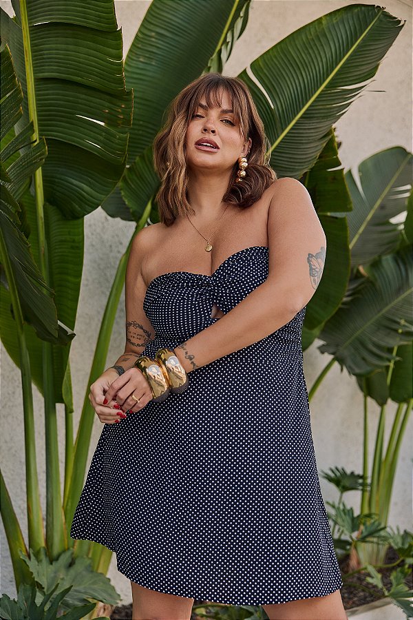 Vestido Miami Poá Preto