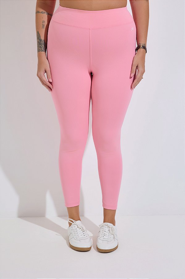 Legging Fitness Plus Size Rosa