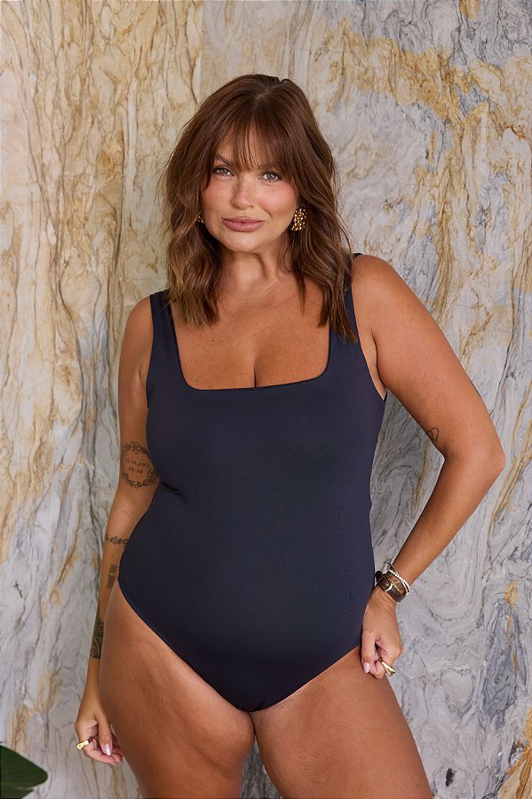 Body Altaiza Poliamida Preto