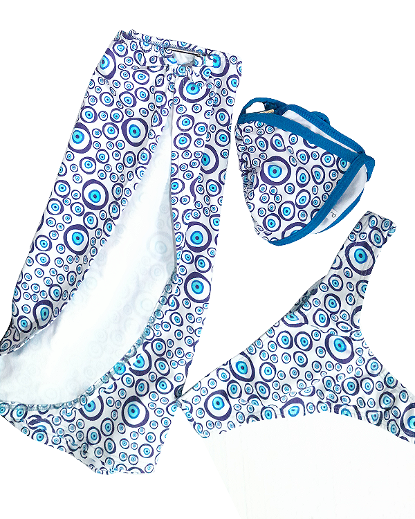 Biquini Cortininha - Olho Grego