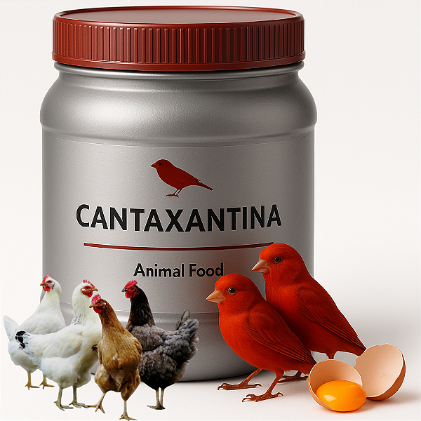 Cantaxantina Vermelha 100% Pura - Pigmento Importado