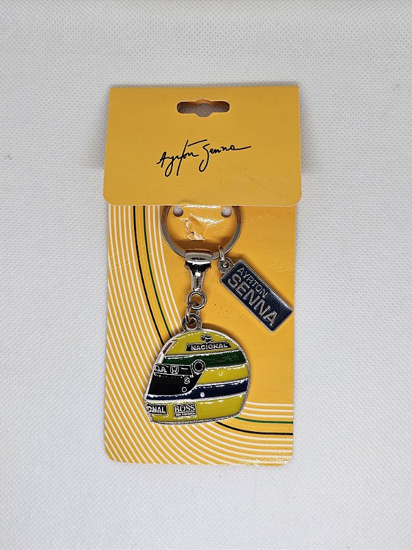 Chaveiro de Metal - Ayrton Senna Capacete