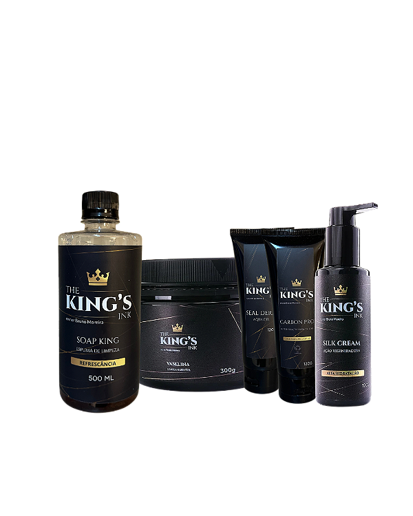 Kit 5 em 1 The King's Ink COSMETICOS