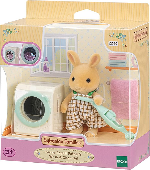 Lavagem e Limpeza - Pai Coelho Raio de Sol  - Sylvanian Families - 5549