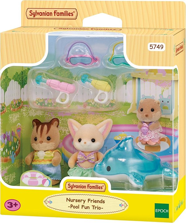 Amigos do Jardim da Infância - Diversão na Piscina - Sylvanian Families - 5749