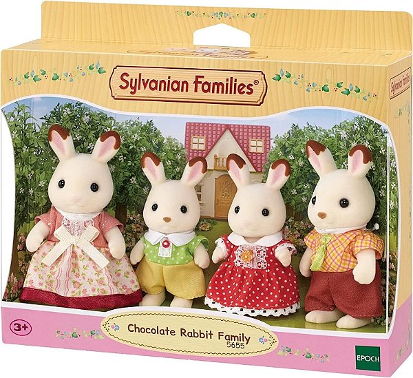 Família dos Coelhos Chocolate - Sylvanian Families - 5655
