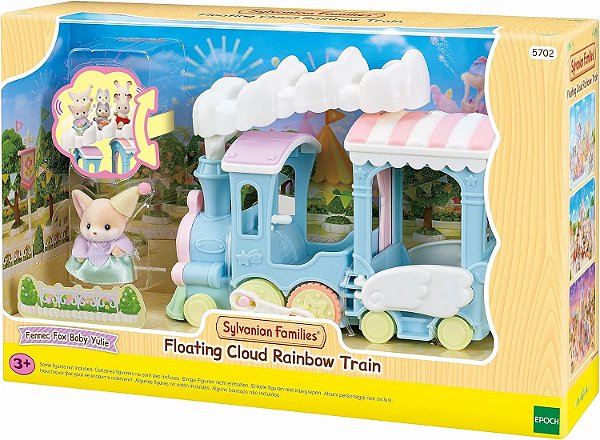 Trem Arco-Íris Flutuando na Nuvem - Sylvanian Families - 5702