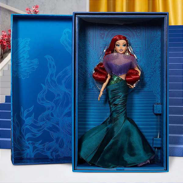 Boneca Ariel Vestido de Gala Disney Collector - Mattel