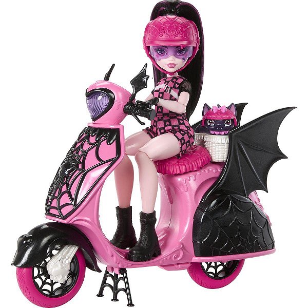Boneca Monster High Draculaura com Scooter