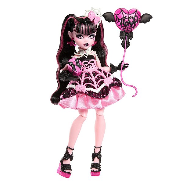 Boneca Monster High Aniversário Monstruoso - Draculaura