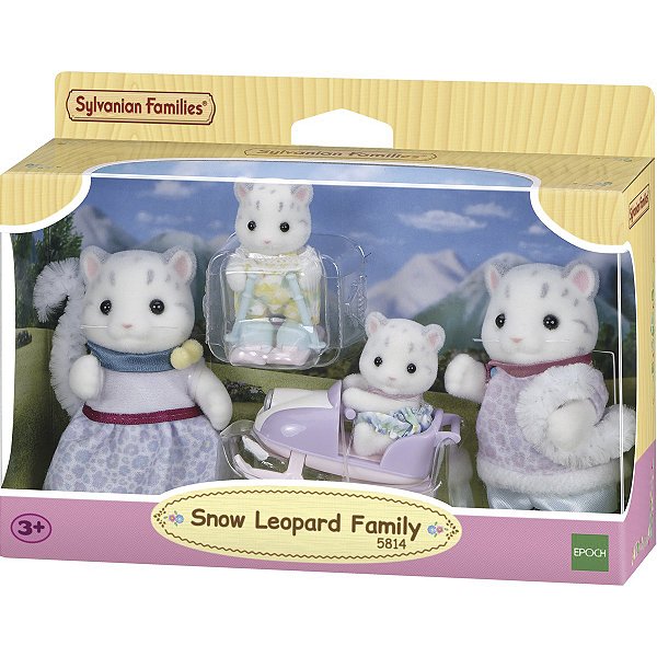 Família dos Leopardos da Neve - Sylvanian Families - 5814